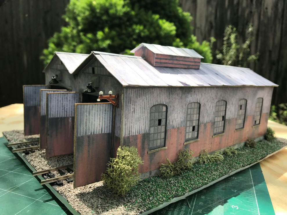 Model train printable buildings