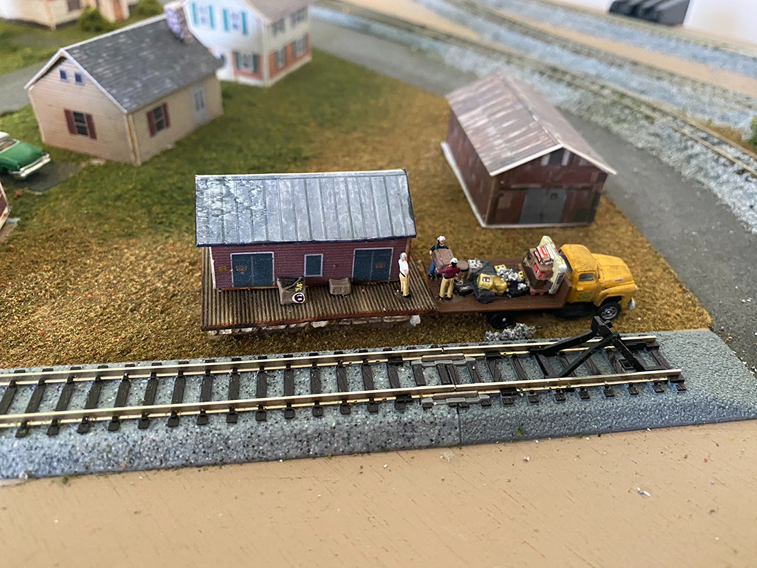 N scale freight depot