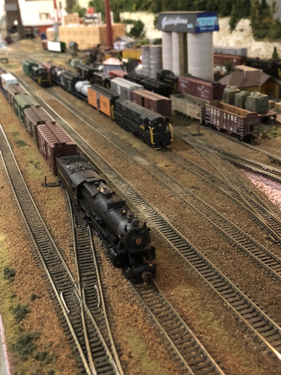 model train shunting yard