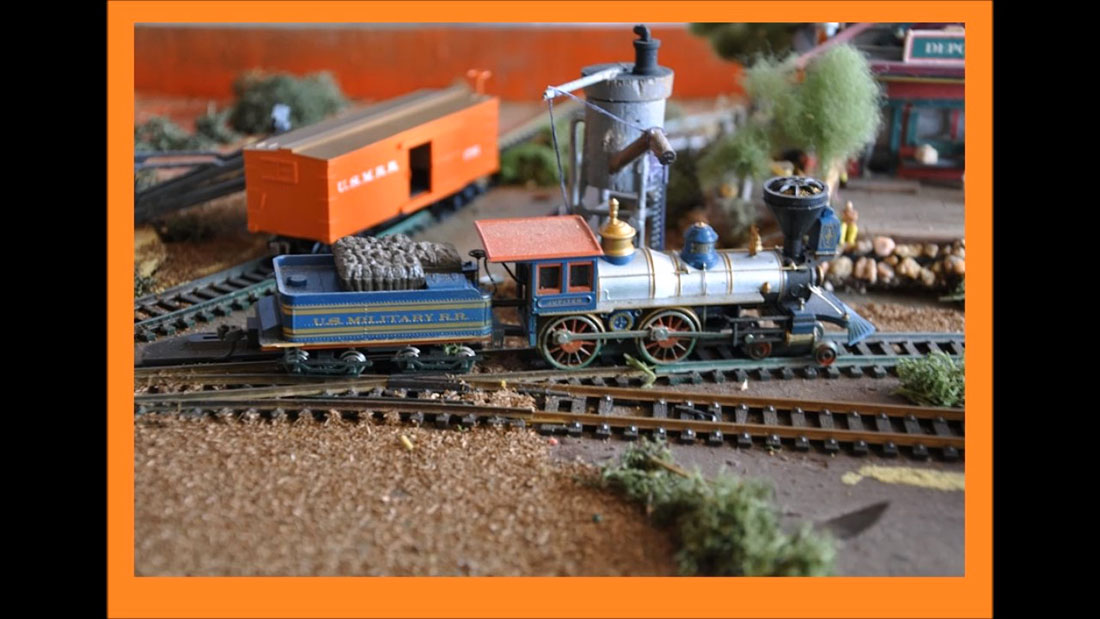 Old West model trains