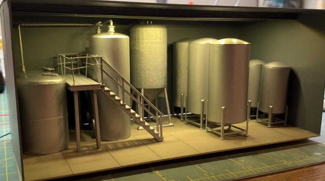 HO scale brewery
