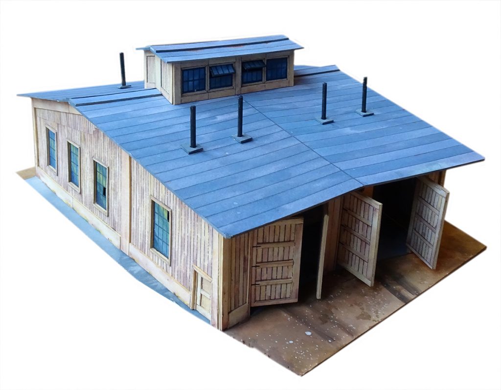 Printable Model Railroad Buildings - 8 1 1024x797 