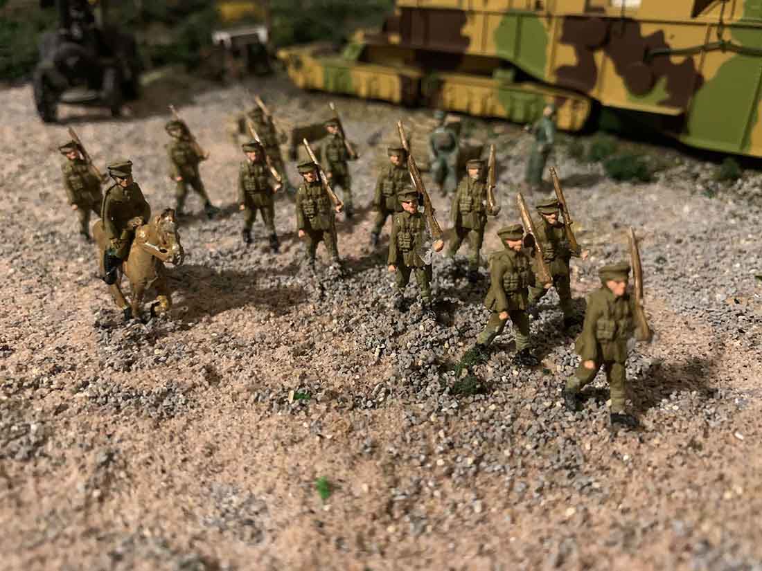 WW1 soldiers O scale