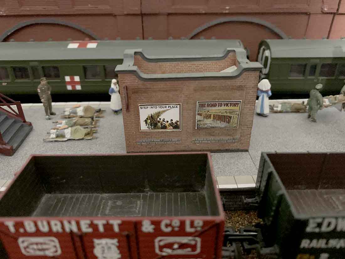 WW1 hospital train platform