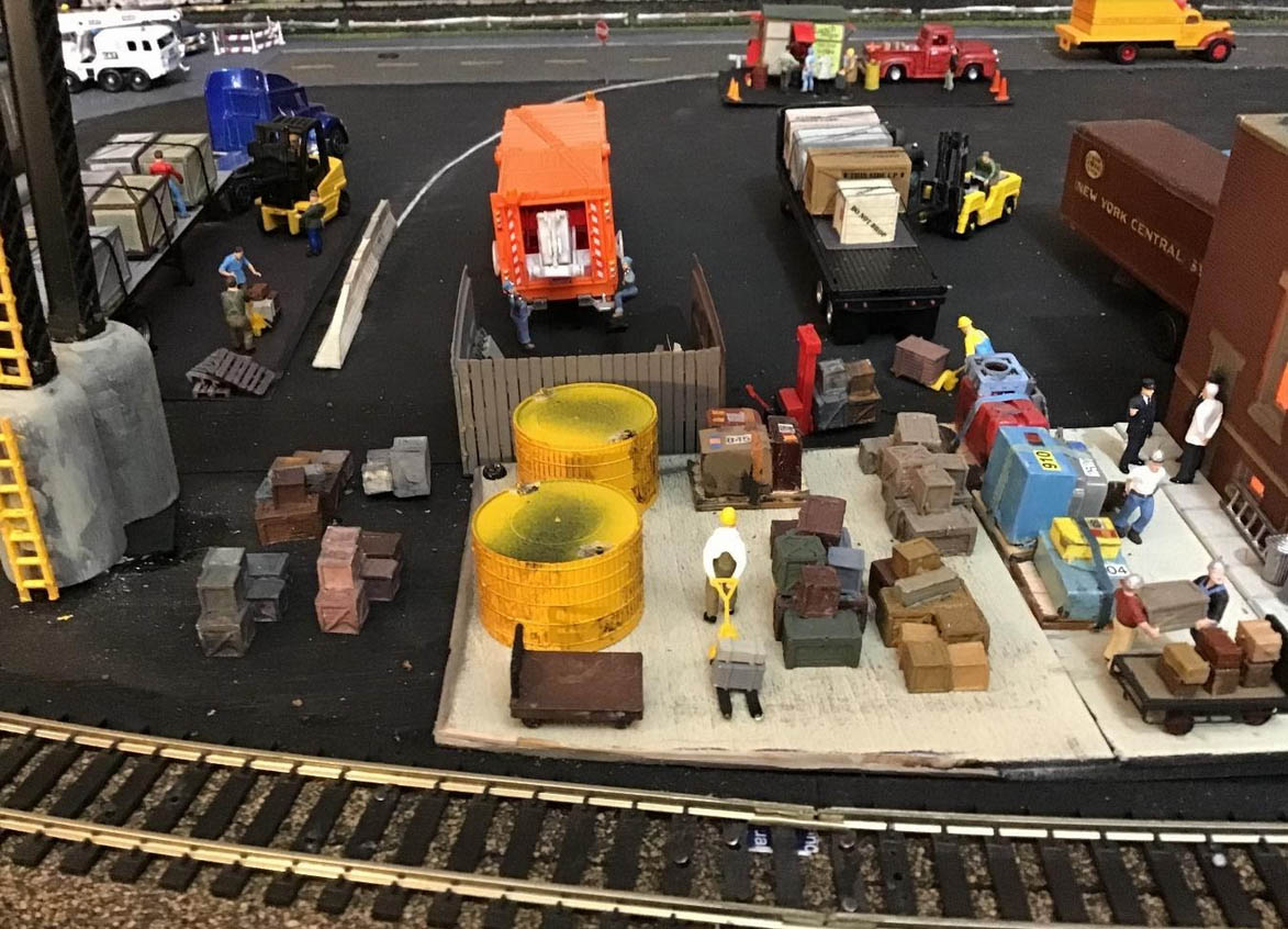 model train yard design