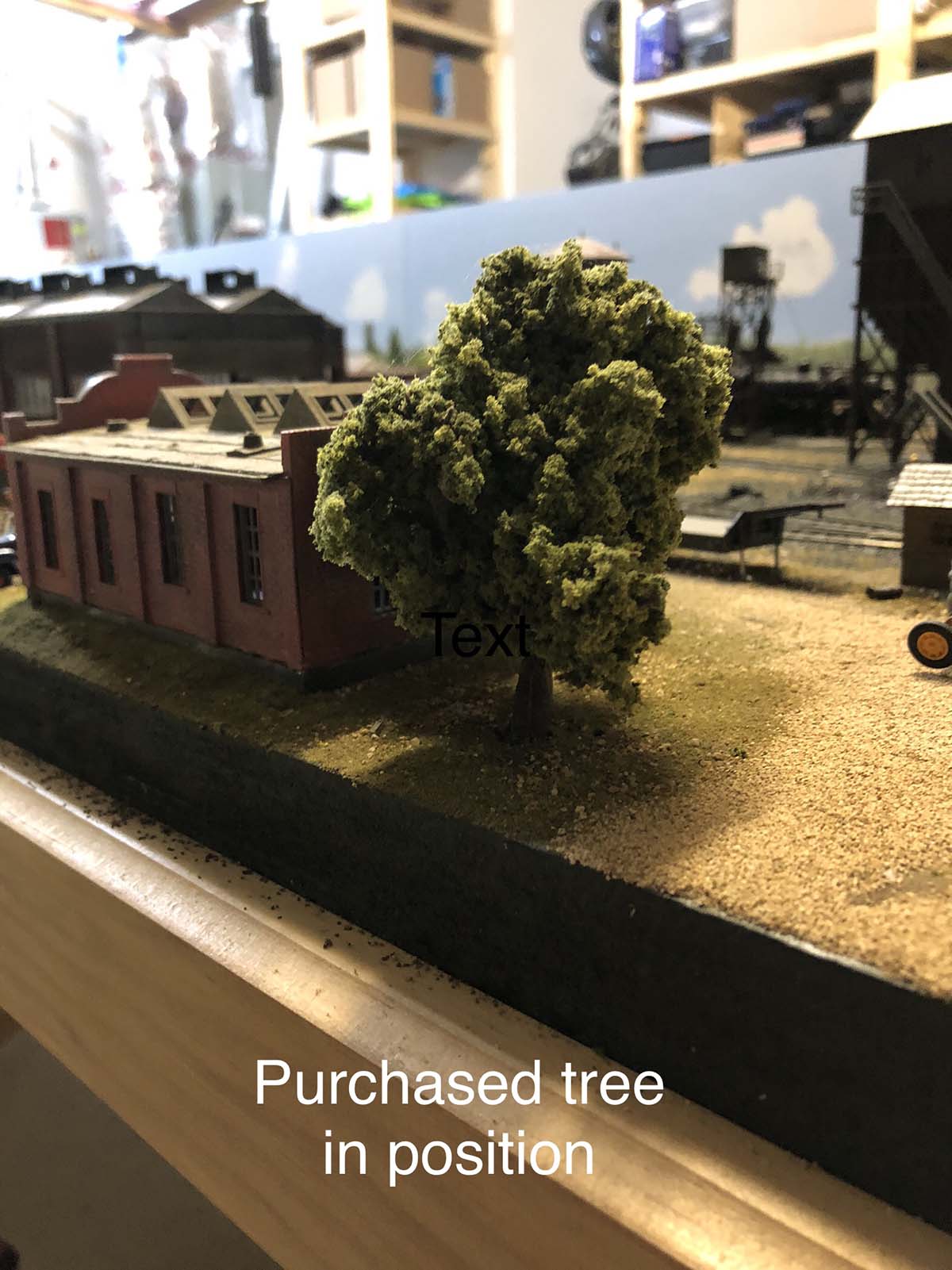 model train trees