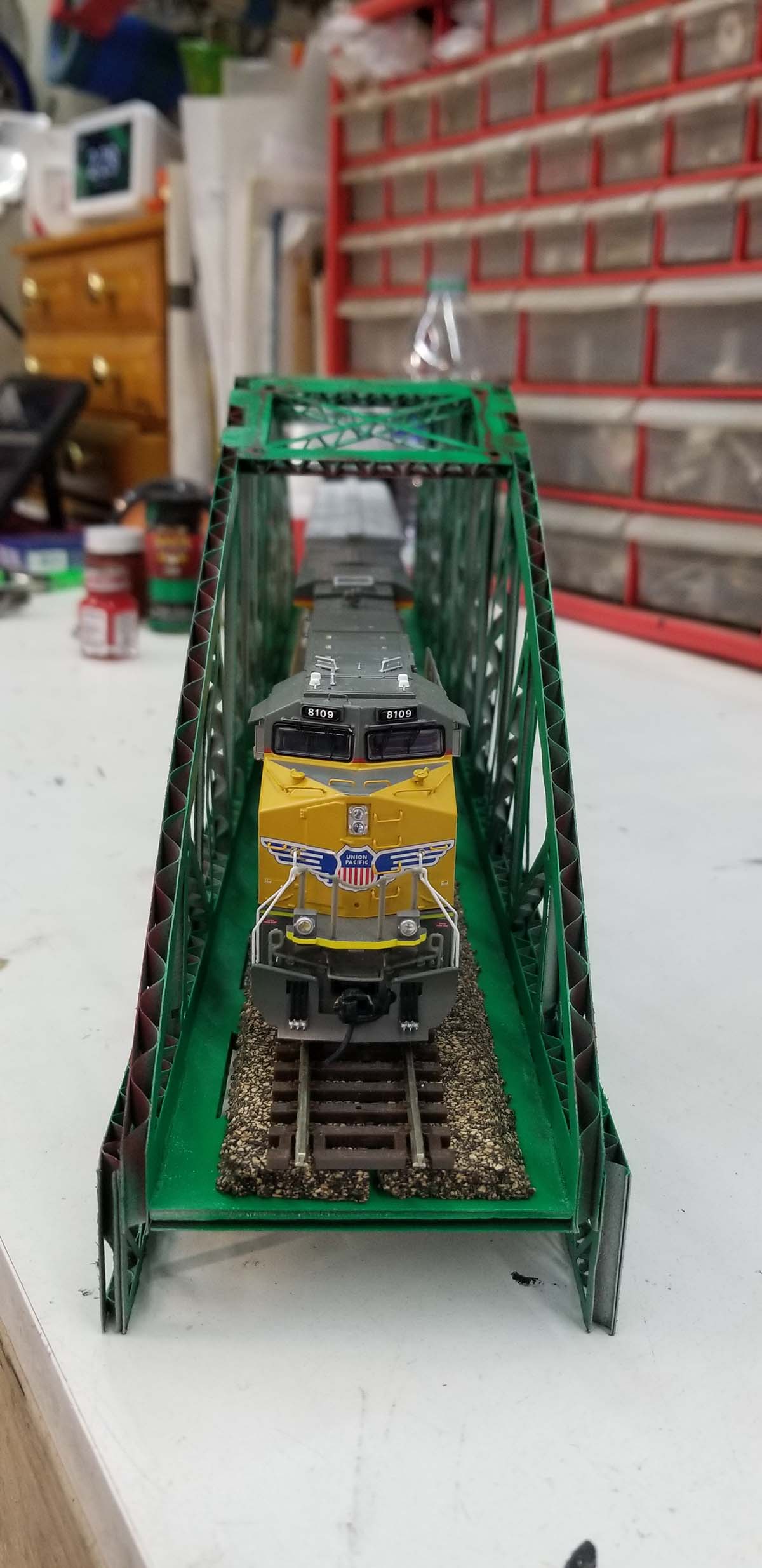 model train bridge
