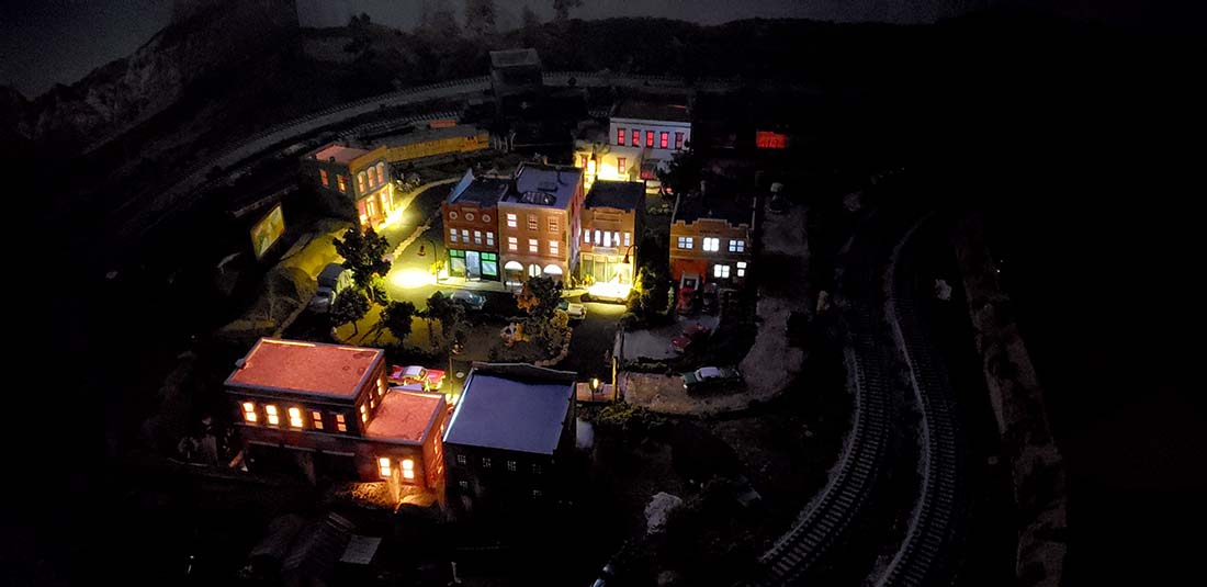 ho scale town