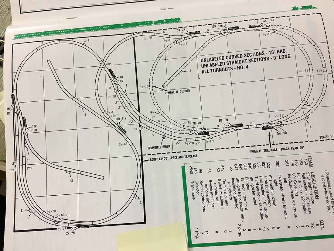 HO DCC layout track plan