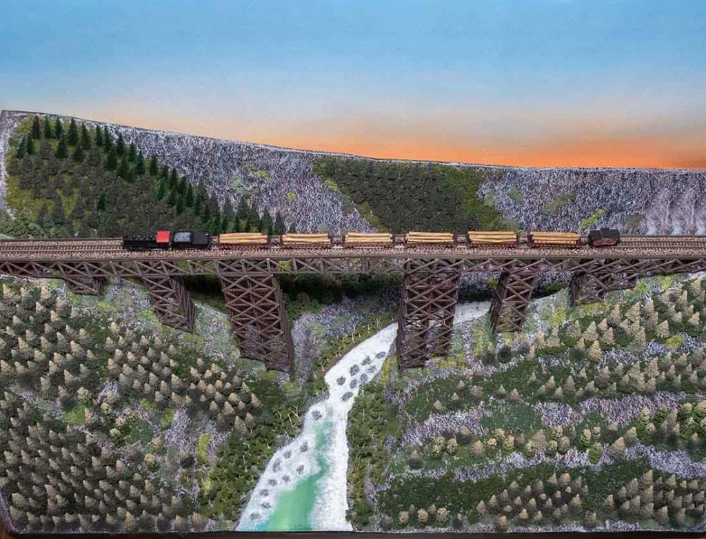 N scale trestle bridge Bob's Model railroad layouts plansModel