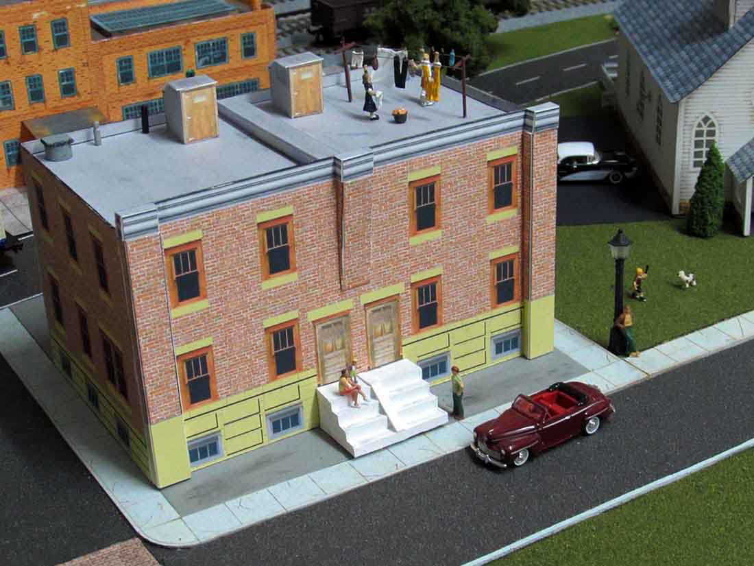 HO scale apartments