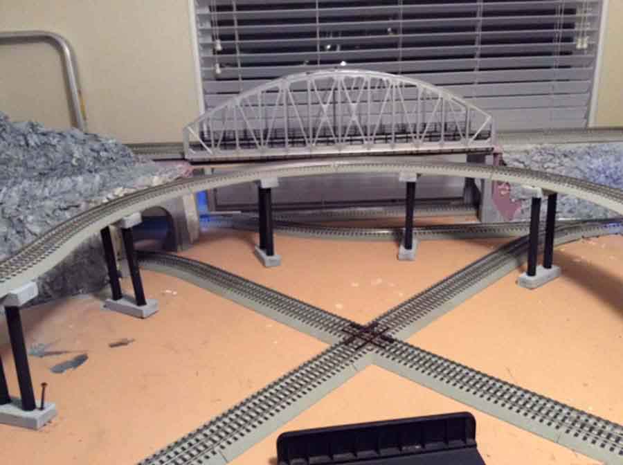 O scale layout bridge