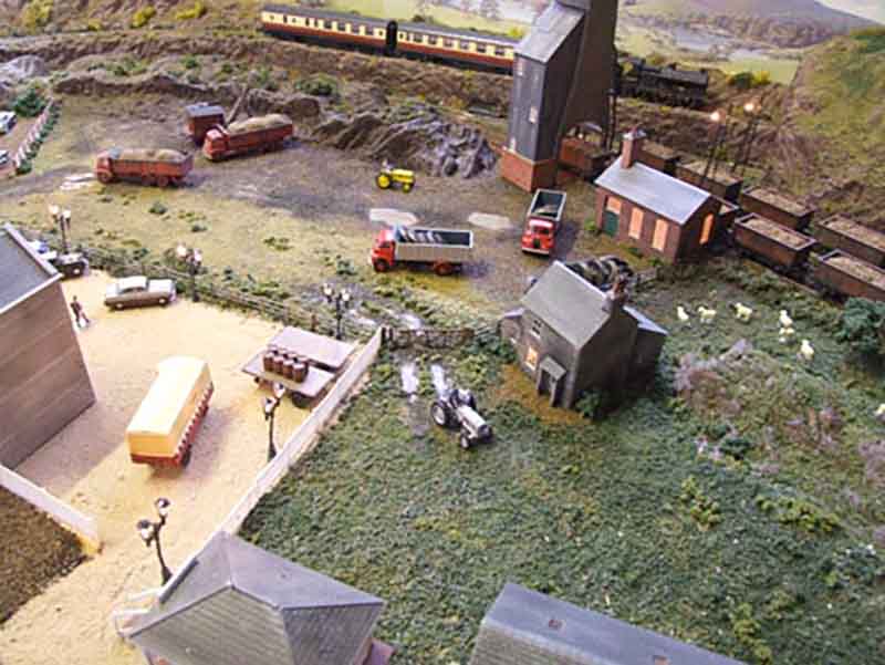 model train layout factory