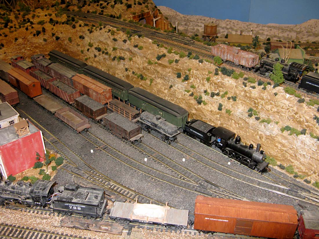 model railroad yard