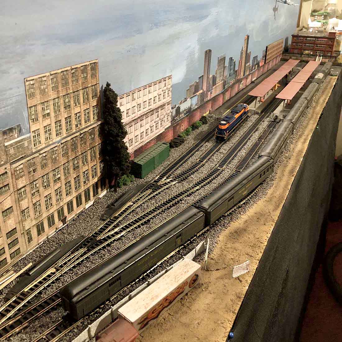 model train sidings