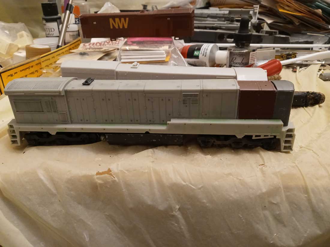 Atlas shell train custom build