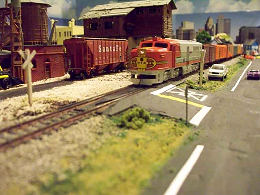Pennsylvania model train layout loco freight