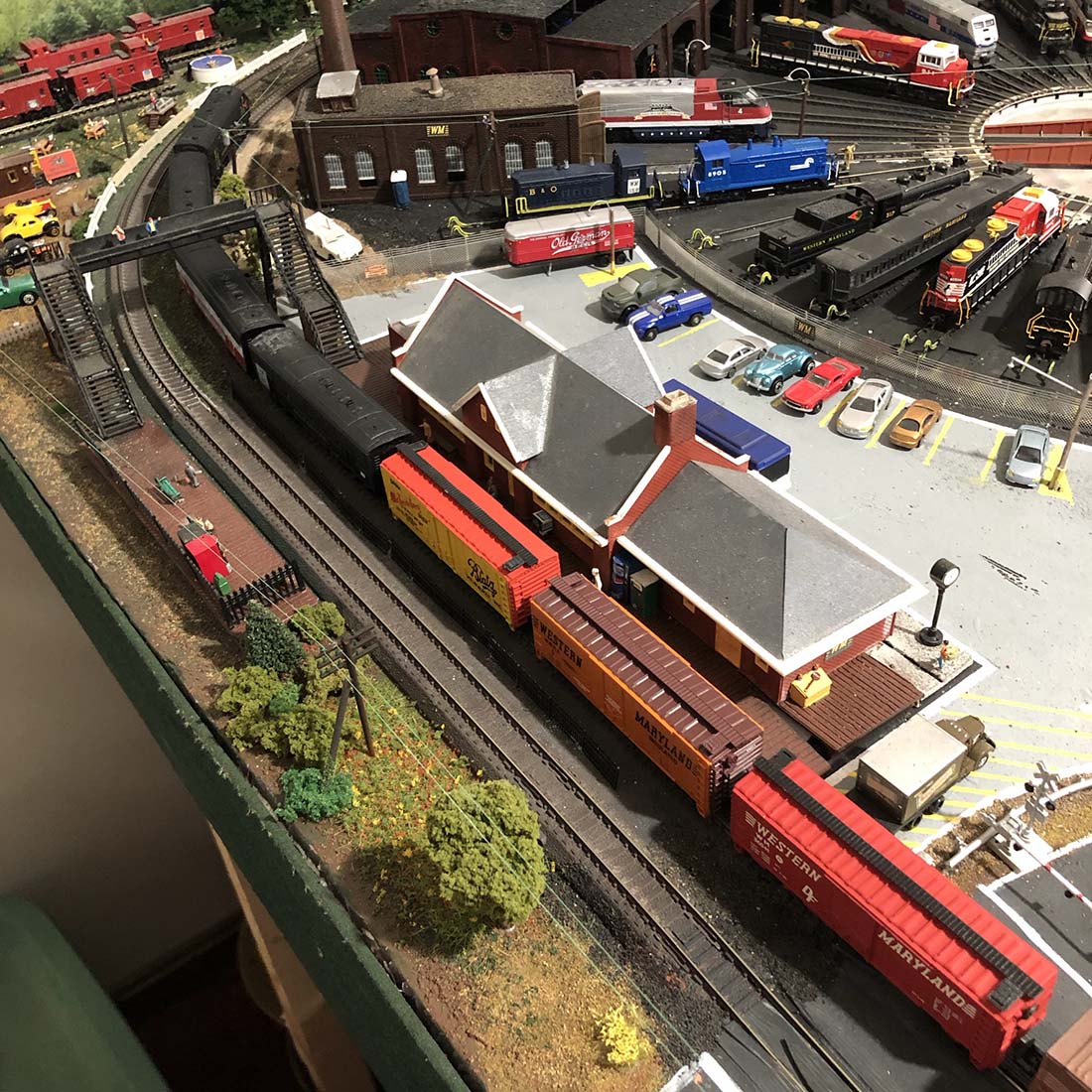 N scale western maryland freight station