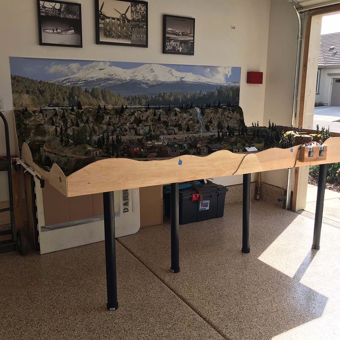 4x8 model railroad layouts table
