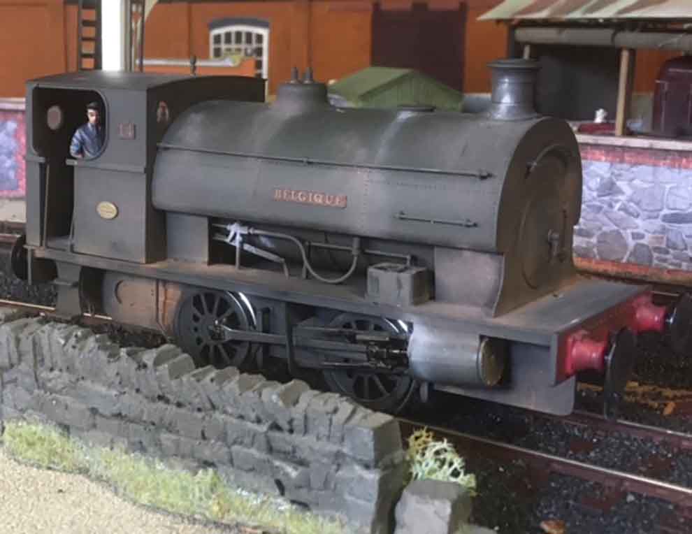 O scale steam locomotive
