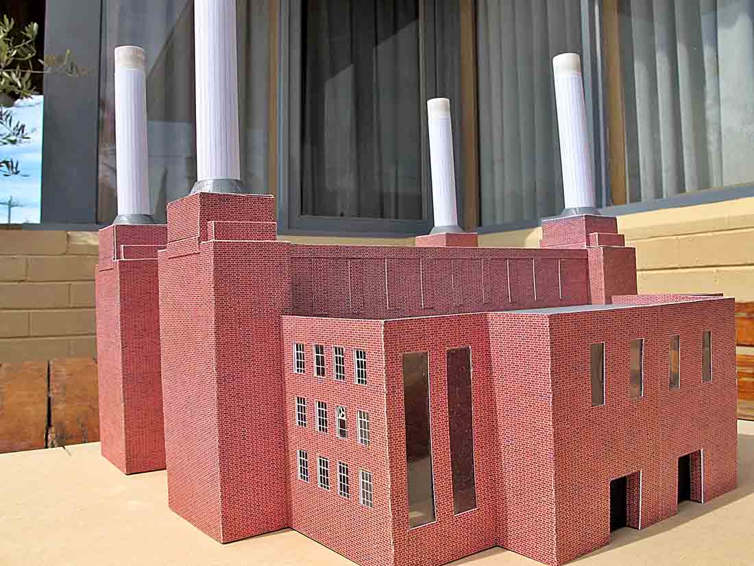 Model railway power station