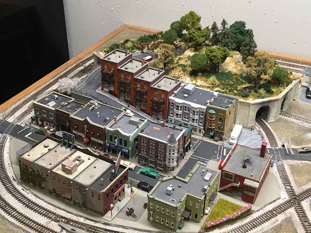 3x5 n scale layout finished model railroad