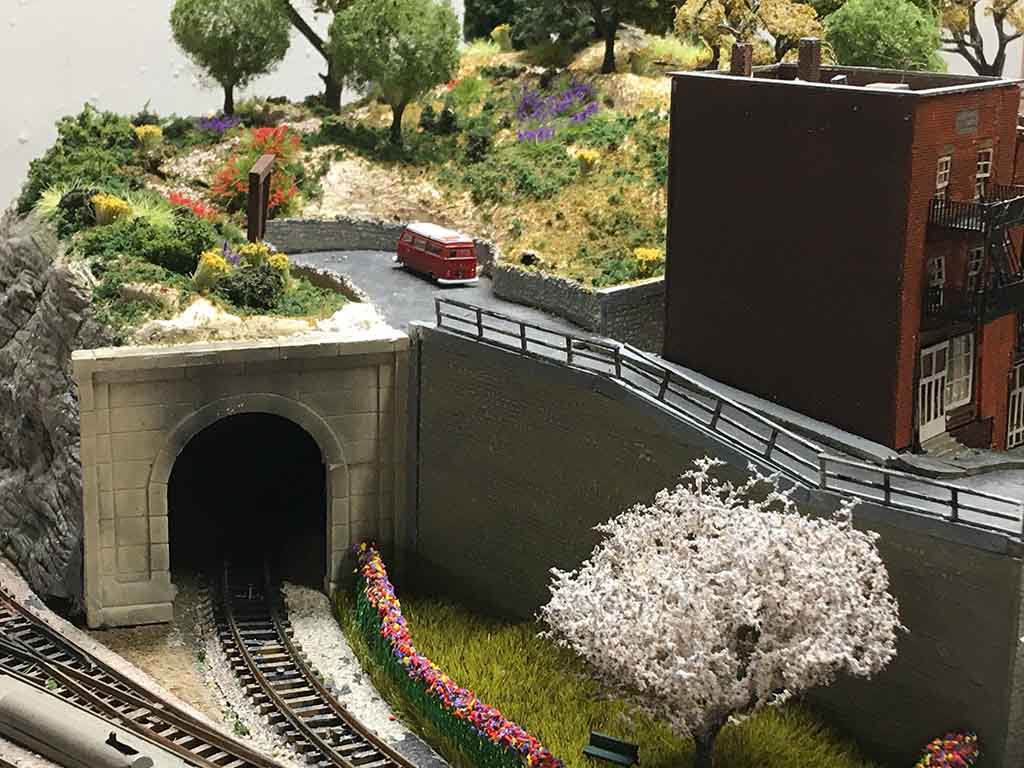 model railroad tunnel