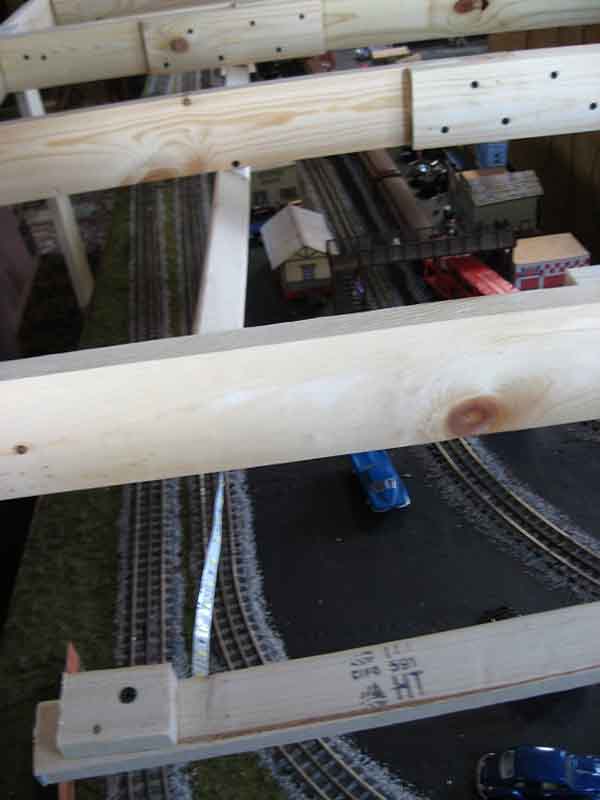 model railroad bench