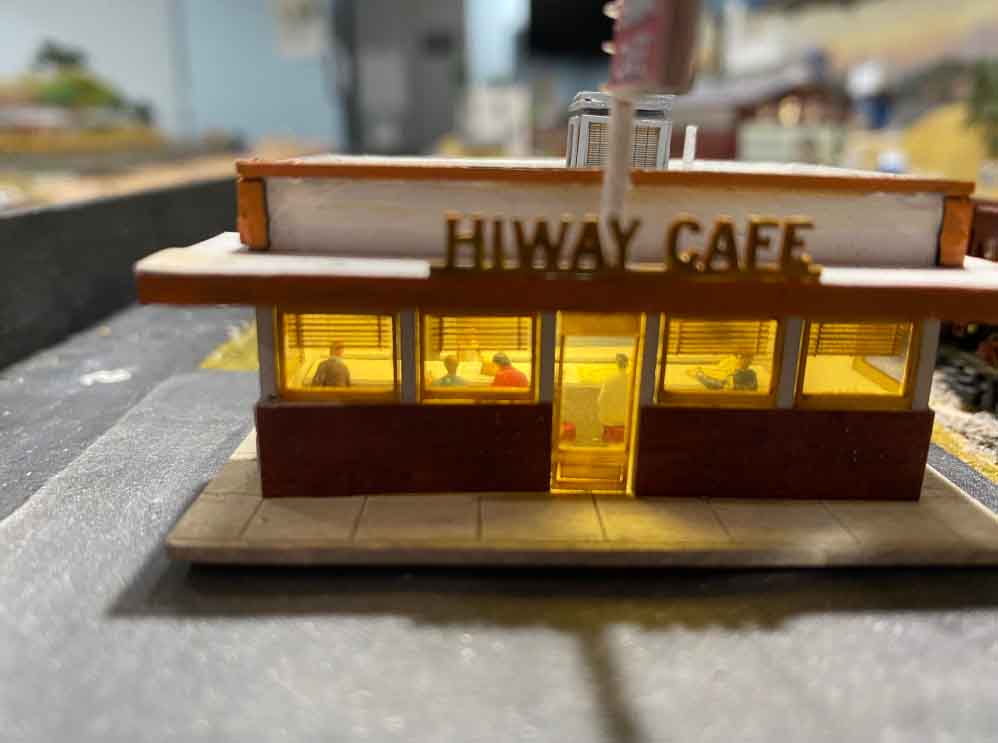 model railroad cafe