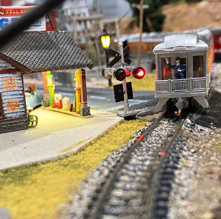 model railroad n scale rear car