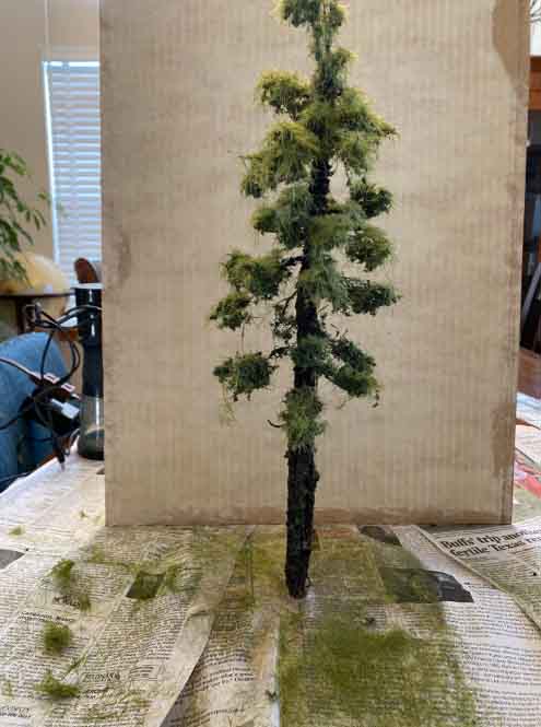 tree model railroad
