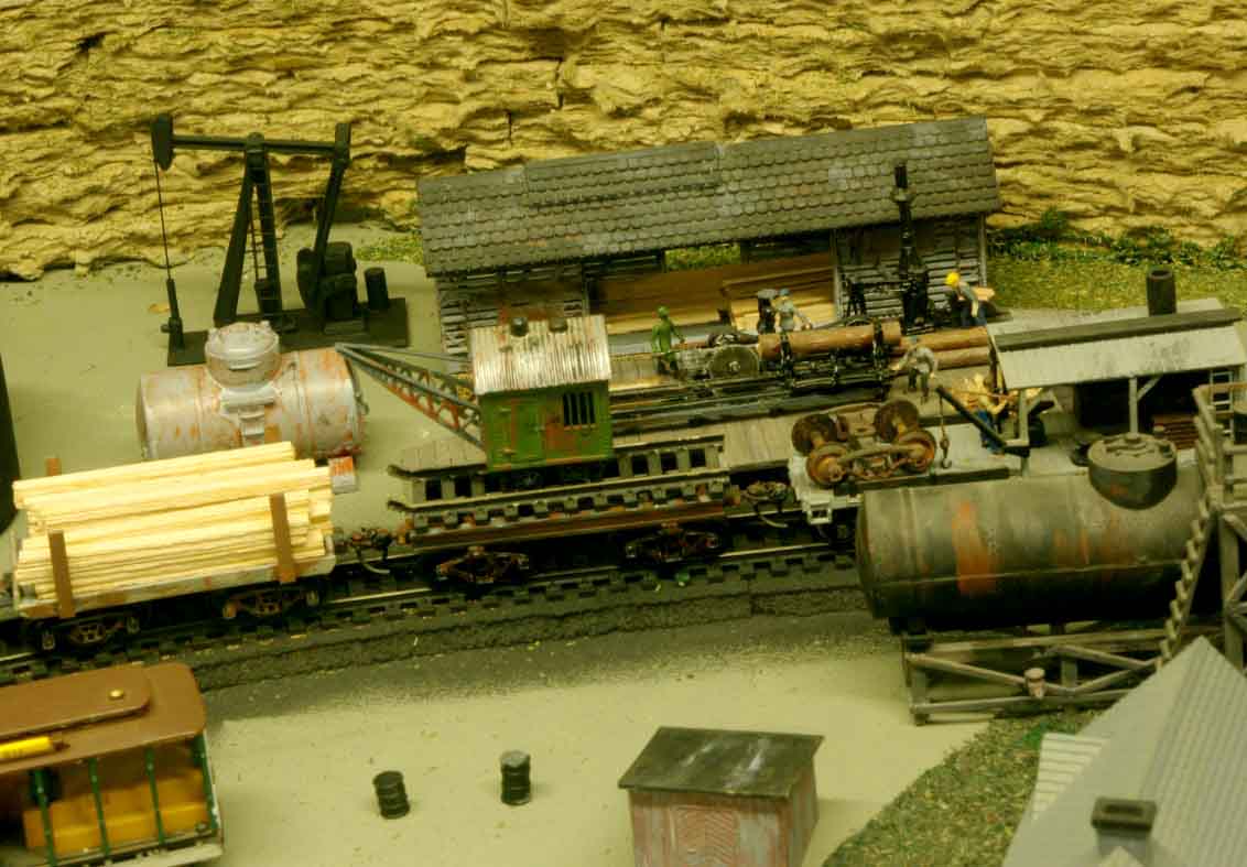 model railroad crane