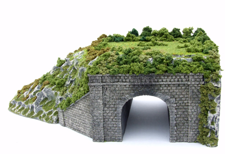 model train scenery - tunnel