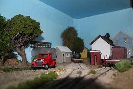 model train diorama