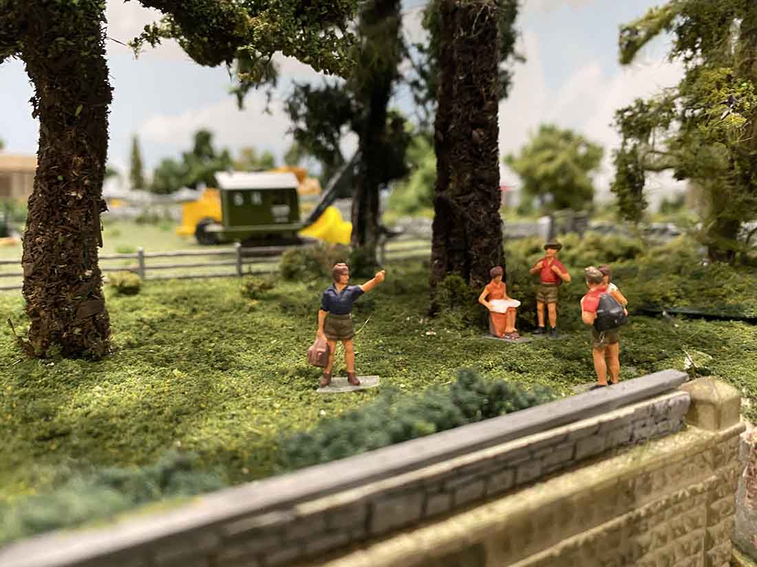 tree foliage model railroad