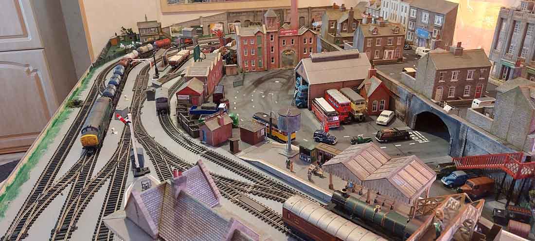 oo scale model railway sidings