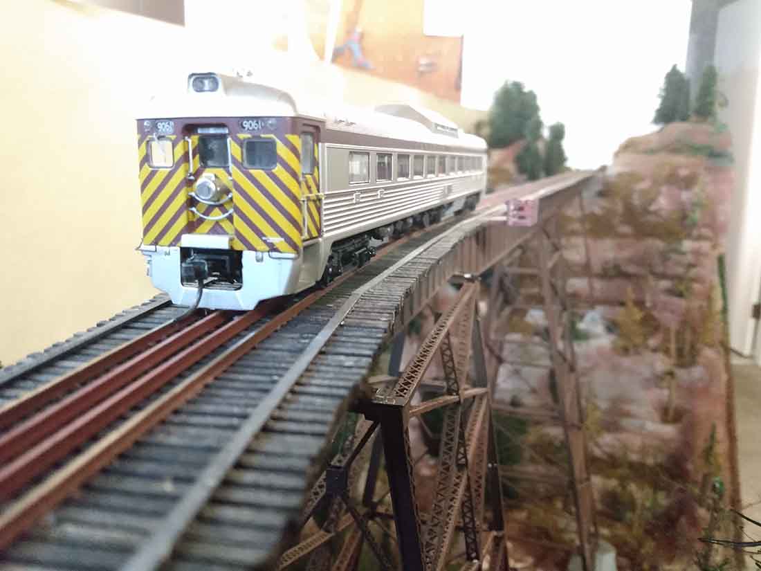 model train trestle bridge