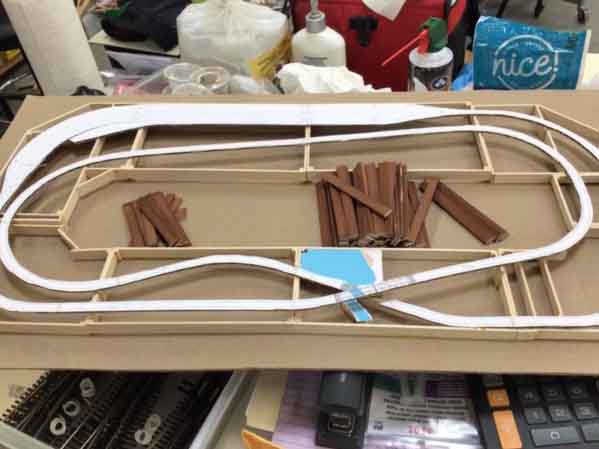 HO scale bench for Santa Fe layout