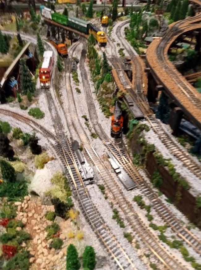 HO scale model train