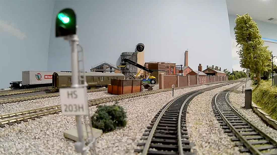 model railway ballast sidings
