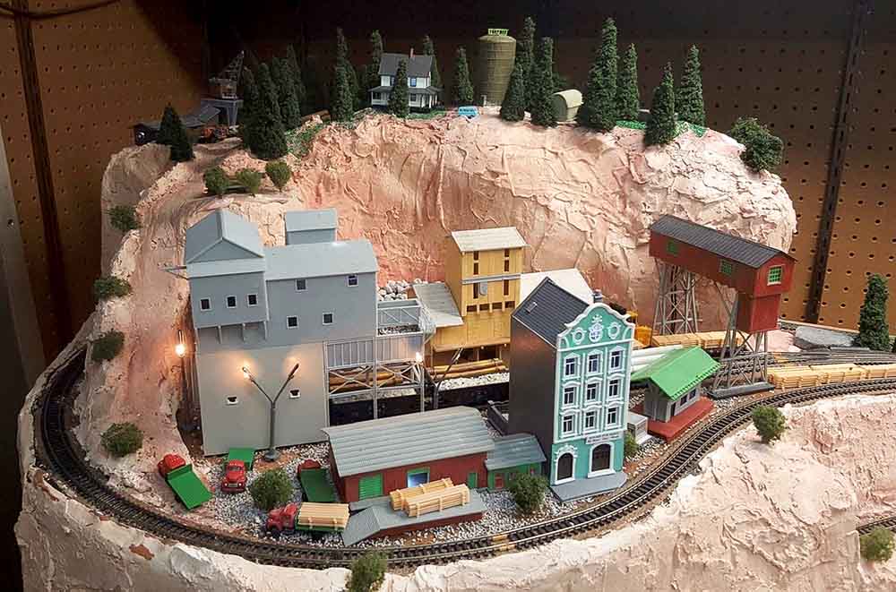 adding N scale buildings