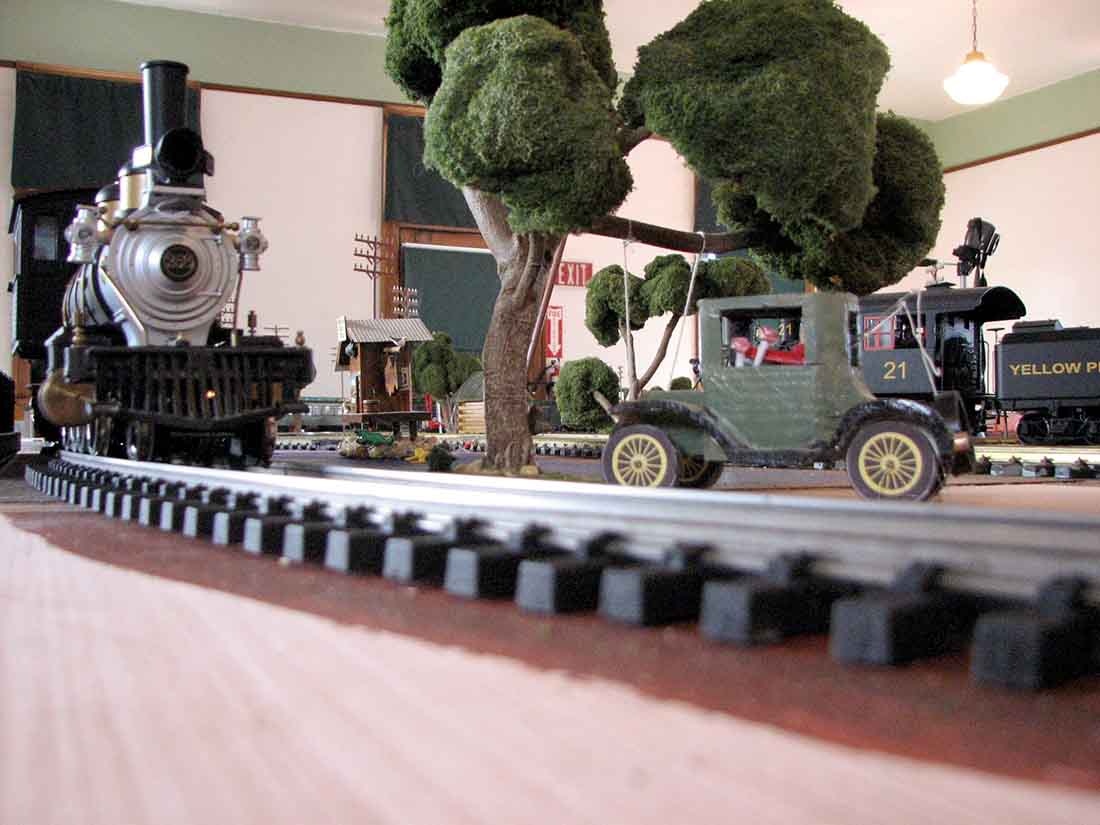 model railroad track locomotive