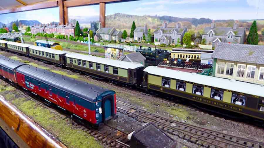 deltic loco model railway