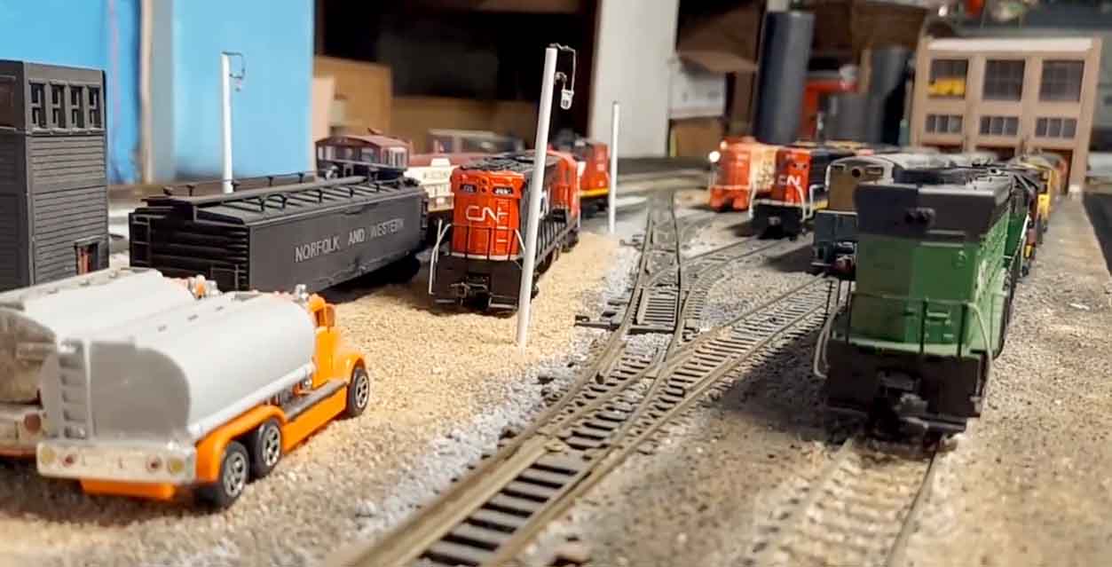 model train yard