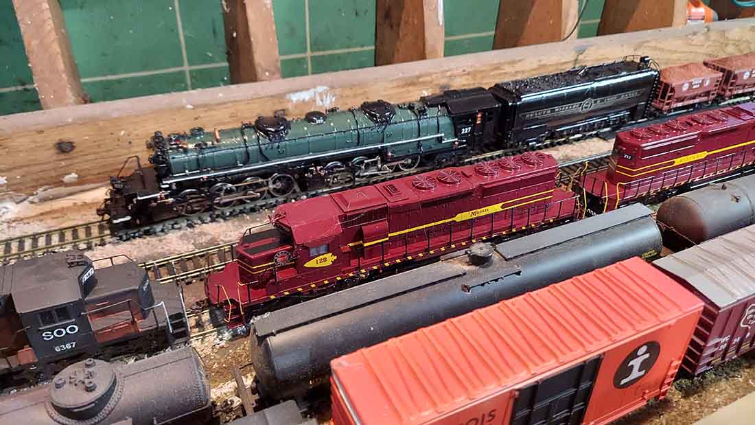 Yellowstone steam locomotive freight