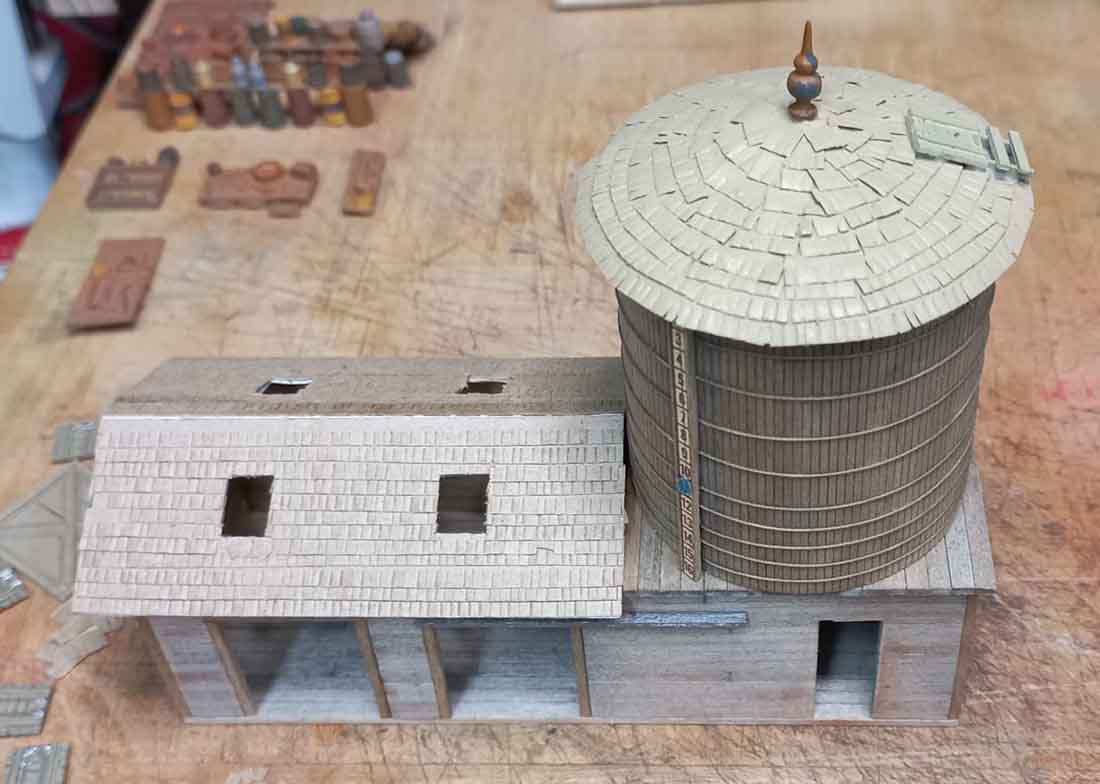 adding roof tiles to model