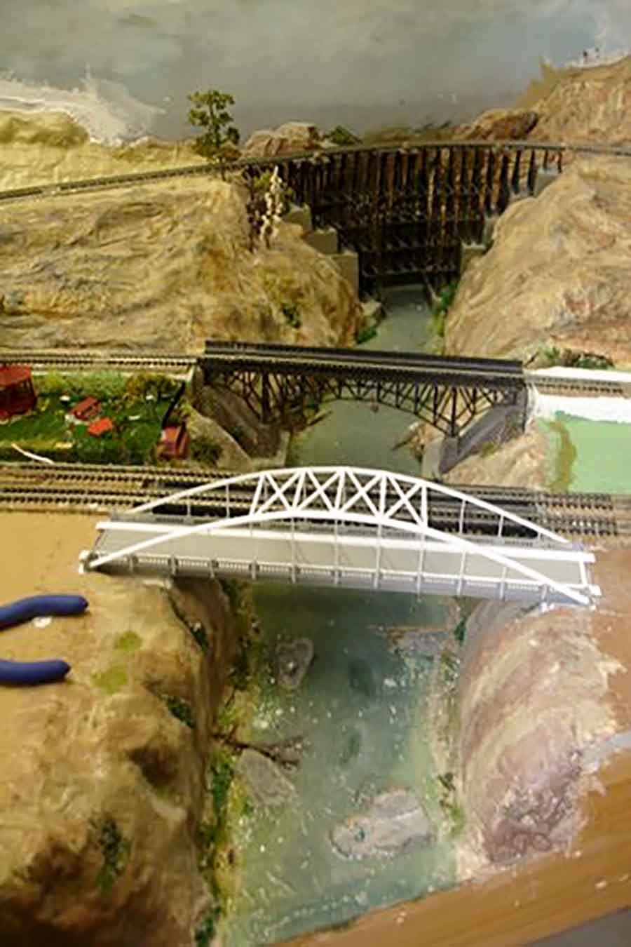 N scale bridges