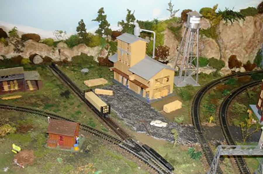 N scale canadian layout factory