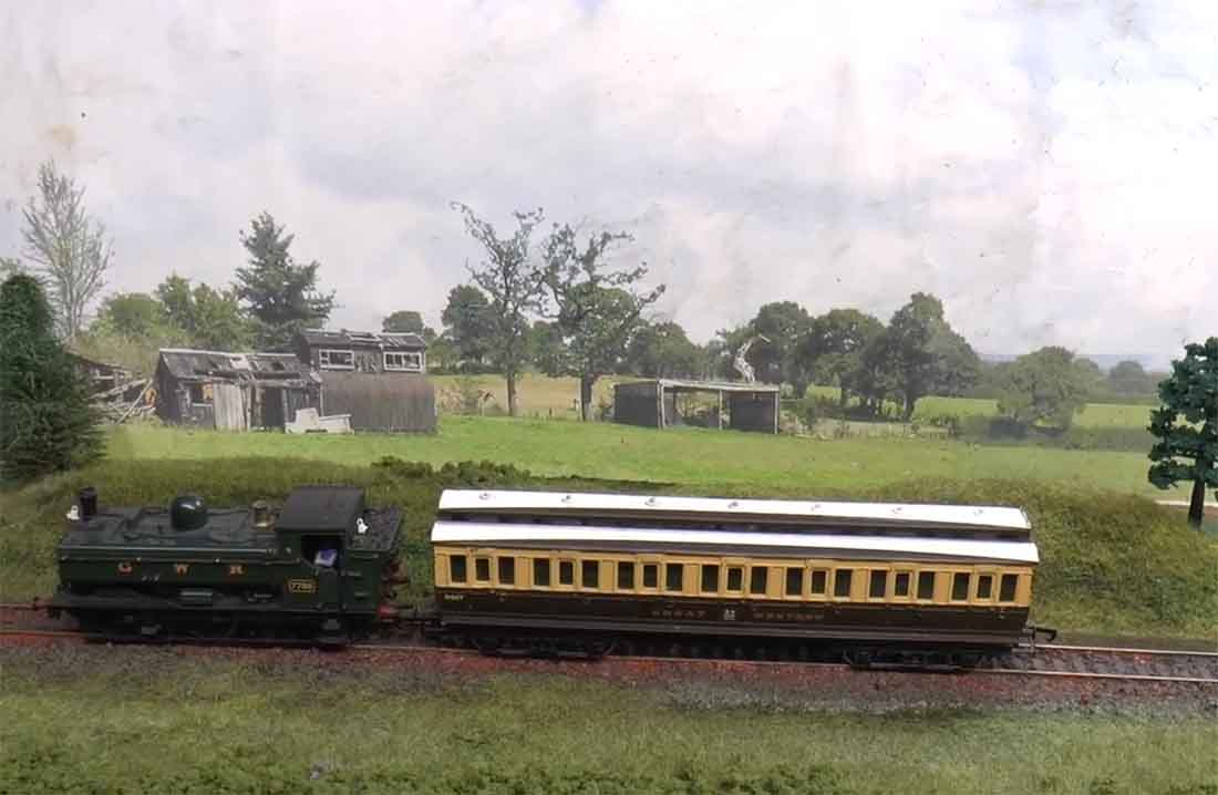 Scenery for model trains