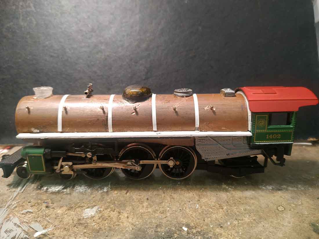 Scratch built locomotive